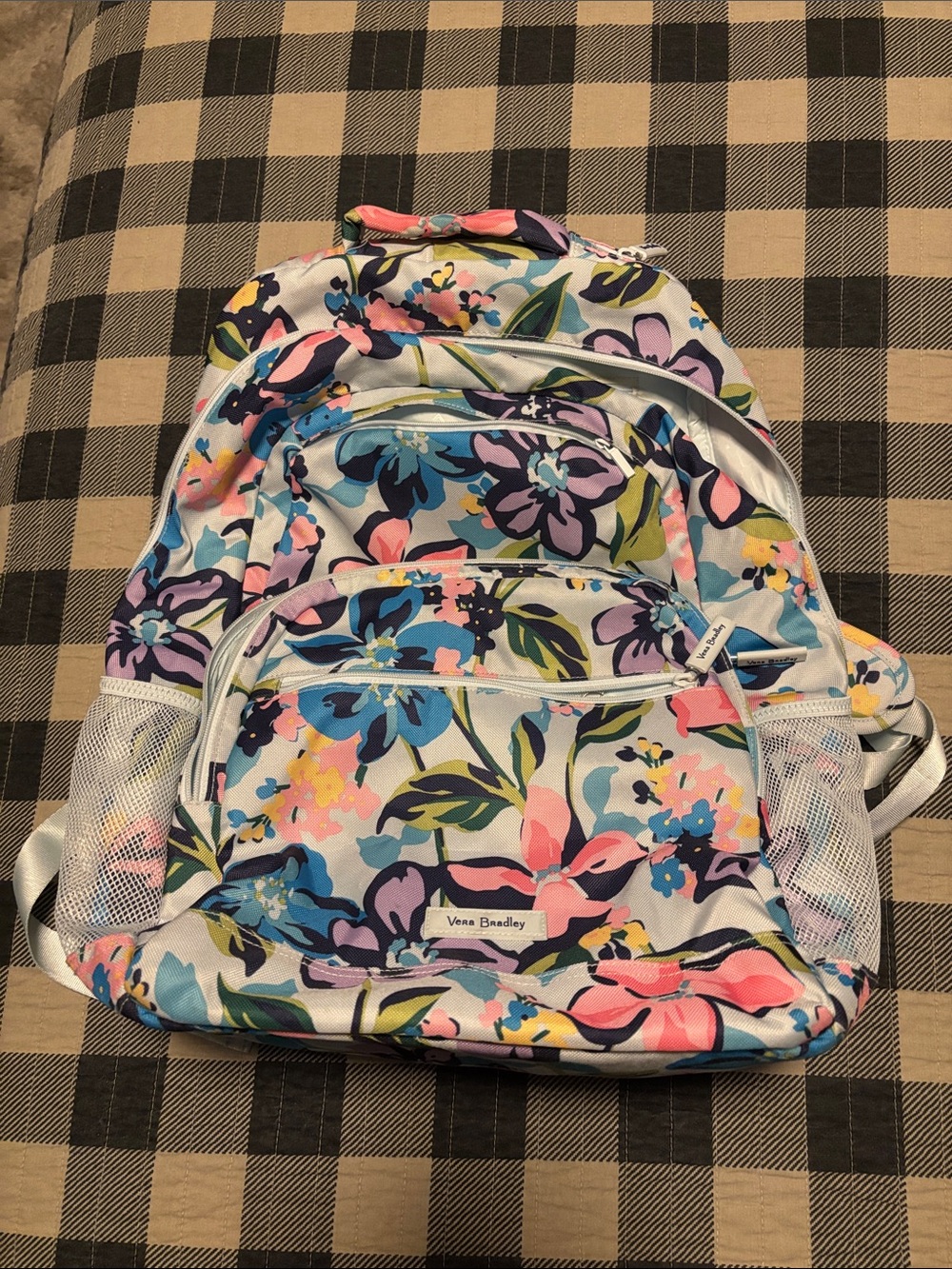 Vera Bradley Floral Backpack in Pastel Multi